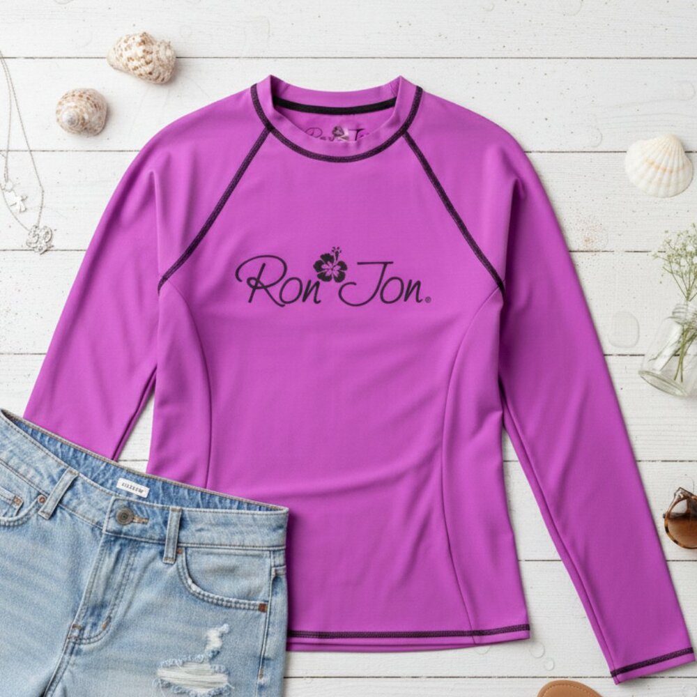 Ron Jon Surf Shop Long Sleeve Rash Guard-Medium